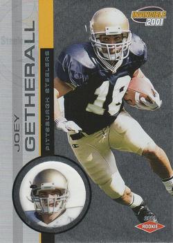2001 Pacific Invincible - Retail #285 Joey Getherall Front