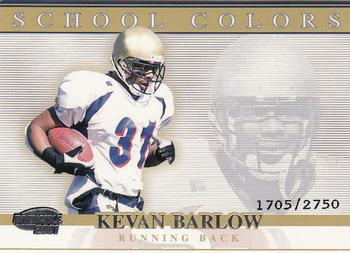 2001 Pacific Invincible - School Colors #38 Kevan Barlow Front