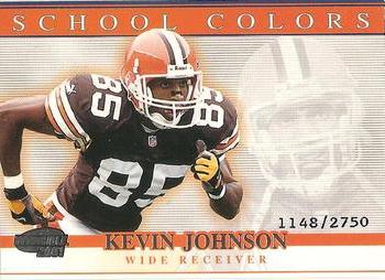 2001 Pacific Invincible - School Colors #44 Kevin Johnson Front
