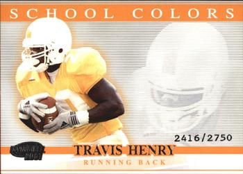 2001 Pacific Invincible - School Colors #46 Travis Henry Front
