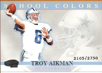 2001 Pacific Invincible - School Colors #49 Troy Aikman Front
