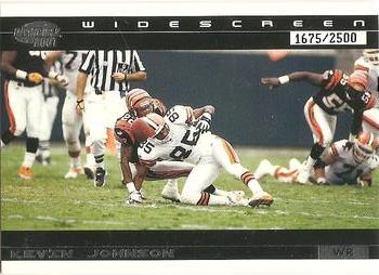 2001 Pacific Invincible - Widescreen #4 Kevin Johnson Front