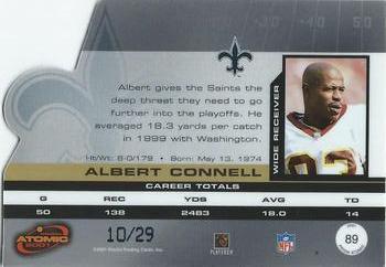 2001 Pacific Prism Atomic - Blue #89 Albert Connell Back