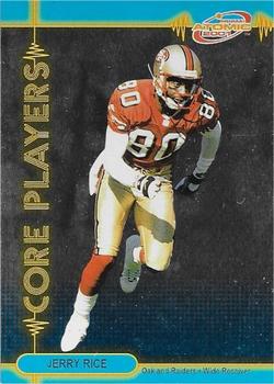 2001 Pacific Prism Atomic - Core Players #14 Jerry Rice Front