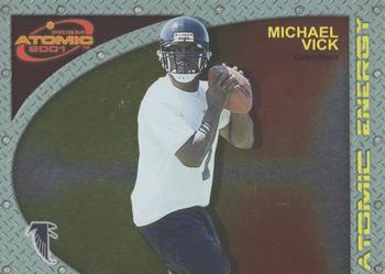 2001 Pacific Prism Atomic - Energy #1 Michael Vick Front