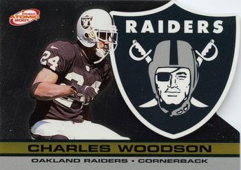 2001 Pacific Prism Atomic - Gold #107 Charles Woodson Front