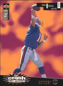 1996 Collector's Choice - You Crash the Game Silver #CG4 Drew Bledsoe Front