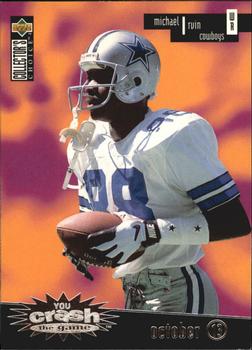 1996 Collector's Choice - You Crash the Game Silver #CG12 Michael Irvin Front