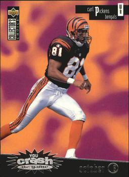1996 Collector's Choice - You Crash the Game Silver #CG15 Carl Pickens Front