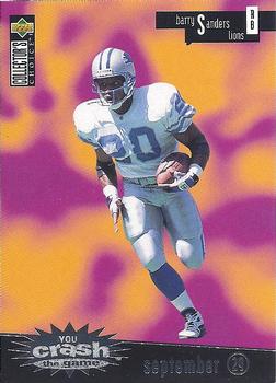 1996 Collector's Choice - You Crash the Game Silver #CG26 Barry Sanders Front