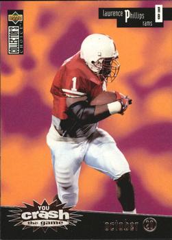 1996 Collector's Choice - You Crash the Game Silver #CG30 Lawrence Phillips Front