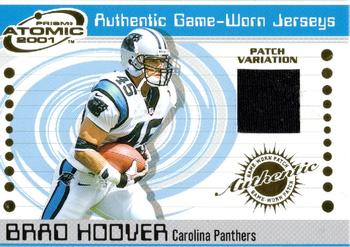 2001 Pacific Prism Atomic - Jersey Patches #11 Brad Hoover Front
