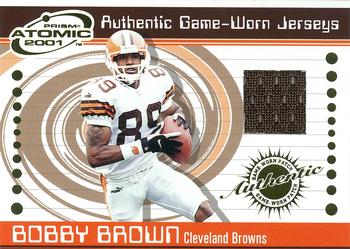 2001 Pacific Prism Atomic - Jerseys #20 Bobby Brown Front
