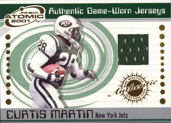 2001 Pacific Prism Atomic - Jerseys #60 Curtis Martin Front