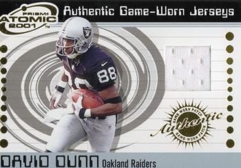2001 Pacific Prism Atomic - Jerseys #63 David Dunn Front