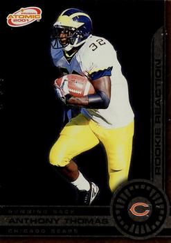 2001 Pacific Prism Atomic - Rookie Reaction #5 Anthony Thomas Front