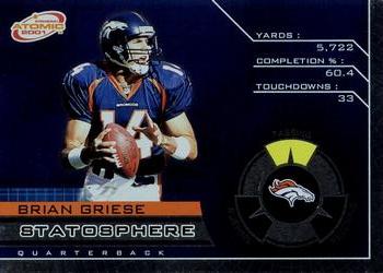 2001 Pacific Prism Atomic - Statosphere #3 Brian Griese Front