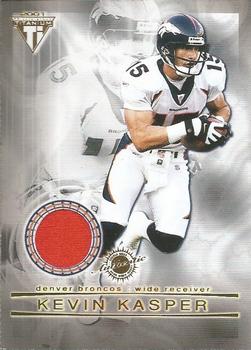 2001 Pacific Private Stock Titanium - Double-Sided Dual Game-Worn Jerseys #15 Kevin Kasper / Richmond Flowers Front