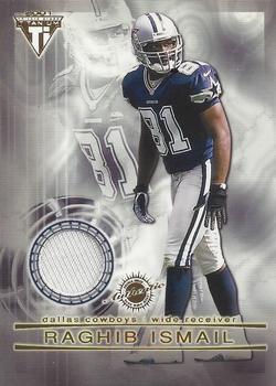 2001 Pacific Private Stock Titanium - Double-Sided Dual Game-Worn Jerseys #73 Raghib Ismail / Jason Tucker Front