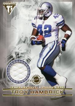 2001 Pacific Private Stock Titanium - Double-Sided Dual Game-Worn Jerseys #74 Troy Hambrick / Darren Woodson Back