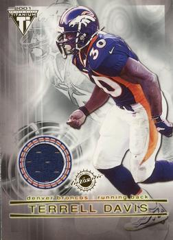 2001 Pacific Private Stock Titanium - Double-Sided Dual Game-Worn Jerseys #79 Terrell Davis / Brian Griese Front