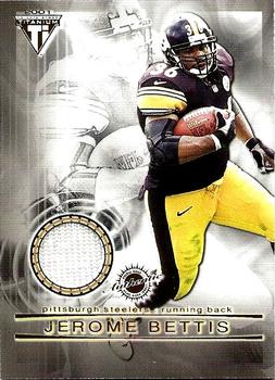 2001 Pacific Private Stock Titanium - Double-Sided Dual Game-Worn Jerseys #115 Jerome Bettis / Kordell Stewart Front