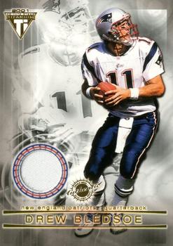 2001 Pacific Private Stock Titanium - Double-Sided Dual Game-Worn Jersey Patches #103 Drew Bledsoe / Rich Gannon Front