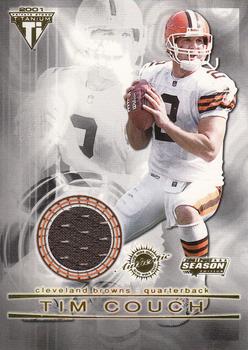 2001 Pacific Private Stock Titanium Postseason Edition - Jerseys #32 Tim Couch Front