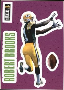 1996 Collector's Choice - Play Action Stick-Ums #S17 Robert Brooks Front