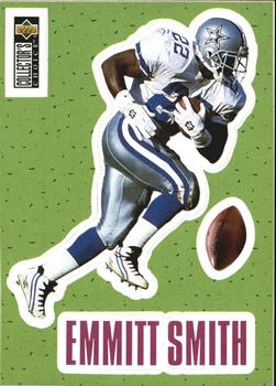 1996 Collector's Choice - Play Action Stick-Ums #S21 Emmitt Smith Front