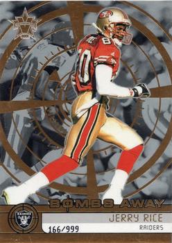 2001 Pacific Vanguard - Bombs Away #24 Jerry Rice Front
