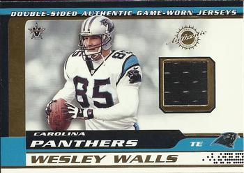 2001 Pacific Vanguard - Double Sided Jerseys #13 Wesley Walls / Frank Wycheck Front