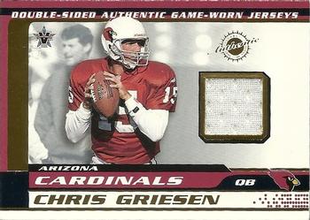 2001 Pacific Vanguard - Double Sided Jerseys #5 Chris Greisen / Neil O'Donnell Front