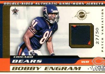 2001 Pacific Vanguard - Double Sided Jerseys Patches #14 Bobby Engram / Dez White Front