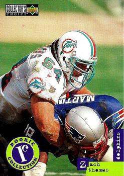 1996 Collector's Choice Update #U1 Zach Thomas Front