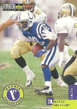 1996 Collector's Choice Update #U13 Marvin Harrison Front