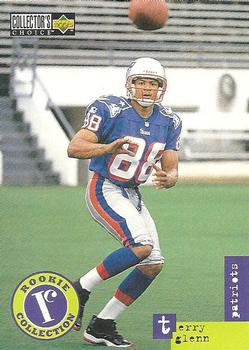 1996 Collector's Choice Update #U18 Terry Glenn Front