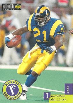 1996 Collector's Choice Update #U25 Lawrence Phillips Front