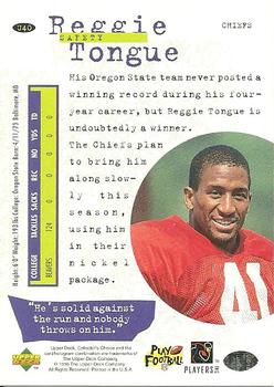 1996 Collector's Choice Update #U40 Reggie Tongue Back