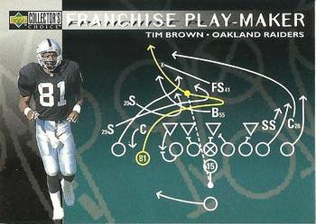 1996 Collector's Choice Update #U82 Tim Brown Front