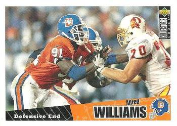1996 Collector's Choice Update #U161 Alfred Williams Front