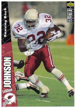 1996 Collector's Choice Update #U151 LeShon Johnson Front