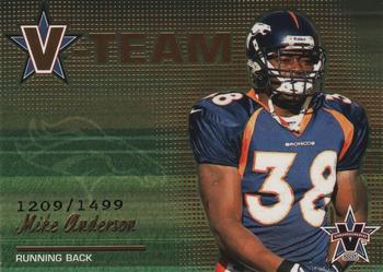 2001 Pacific Vanguard - V-Team #6 Mike Anderson Front