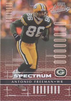 2001 Playoff Absolute Memorabilia - Spectrum #35 Antonio Freeman Front