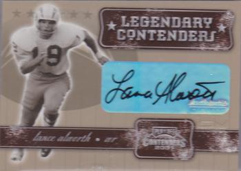 2001 Playoff Contenders - Legendary Contenders Autographs #LC-42 Lance Alworth Front