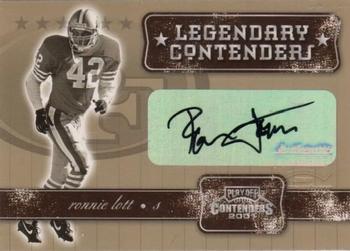 2001 Playoff Contenders - Legendary Contenders Autographs #LC-53 Ronnie Lott Front