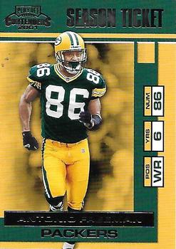 2001 Playoff Contenders - Samples Gold #33 Antonio Freeman Front