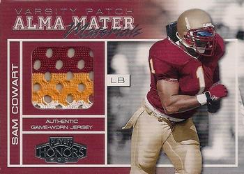 2001 Playoff Honors - Alma Mater Materials Varsity Patches #AM-4 Sam Cowart Front