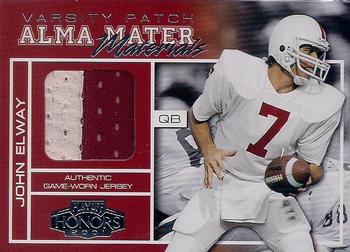 2001 Playoff Honors - Alma Mater Materials Varsity Patches #AM-7 John Elway Front
