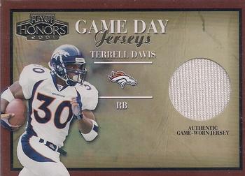 2001 Playoff Honors - Game Day Jerseys #GD-14 Terrell Davis Front